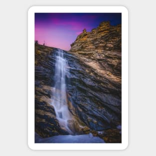 Bridal Veil Falls Sunset Sticker